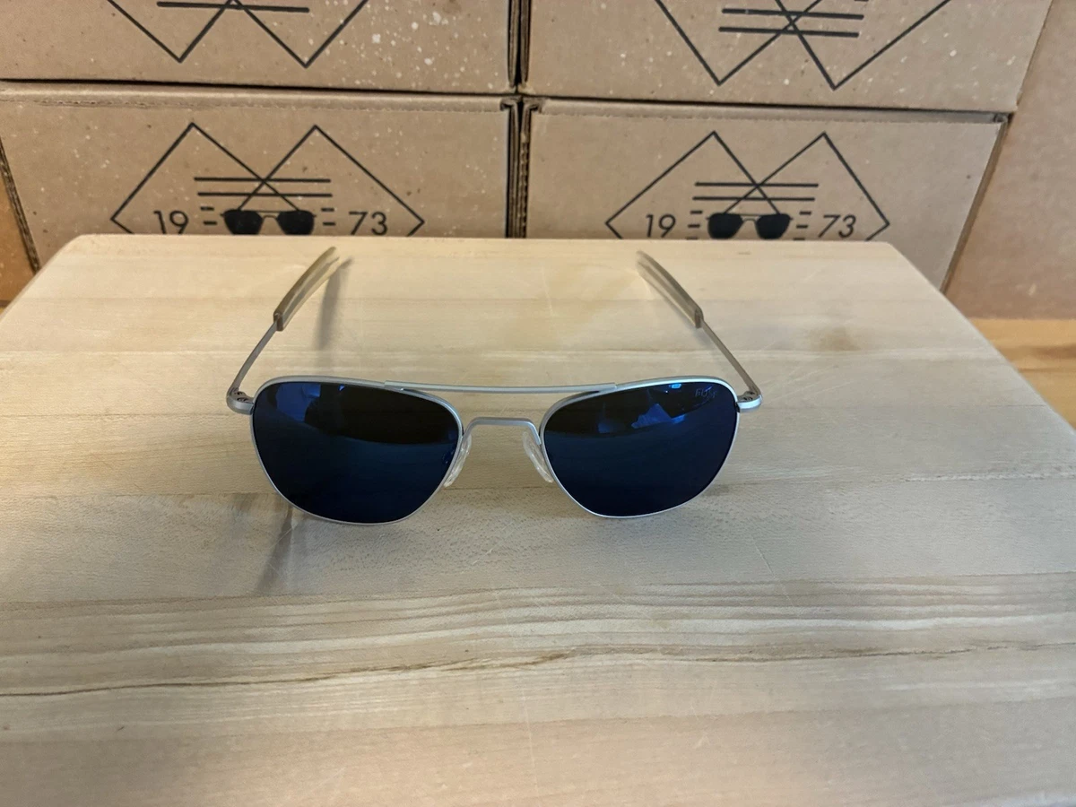 Randolph Engineering Aviator Mirrored Sunglasses for Men for sale
