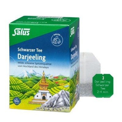 DARJEELING schwarzer Tee Bio Salus Filterbeutel 15 St