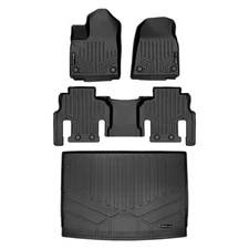 SMARTLINER A0573/B0589/E0708 2-Row Floor Liner +Behind 3rd Row Cargo Liner