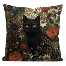 Abstract Floral Art Pillow Cover 18x18 Inch Double Sided Print Home Sofa