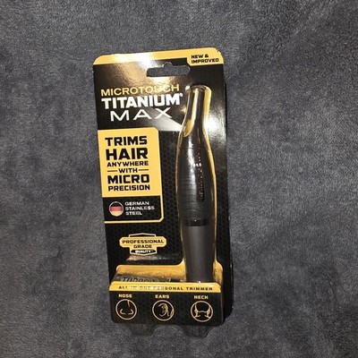 Microtouch Titanium Max Micro-Precision Trimmer For The Ultimate Groom New 