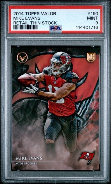 Mike Evans Topps Valor #160 Retail Thin Stock