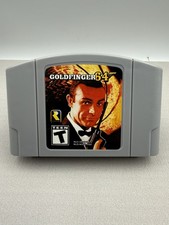 Goldfinger 64 Nintendo N64 Game Cartridge USA Version Expansion Pak Required