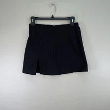 Musera Black Mini Skirt With Slit On Front Thigh Junior Medium