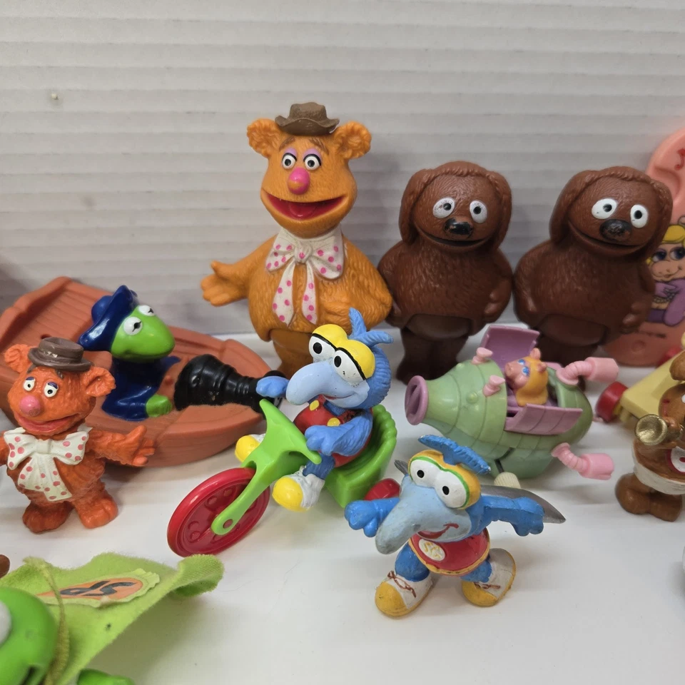 Lote De 25 Figuras PVC Miss Piggy Gonzo Vintage Años 70 80 Jim Henson Muppets 2" Foto 4 de 4