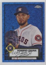 2021 Chrome Platinum Anniversary Blue Mini-Diamond Refractor Roberto Osuna 2s1