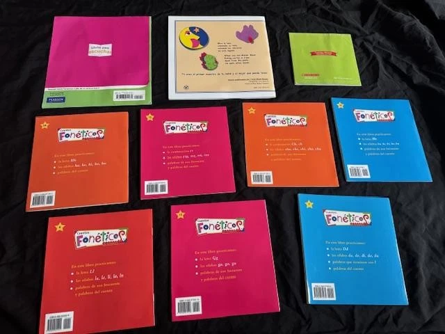 10 SPANISH EASY READER Cuentos Foneticos Kid PICTURE BOOK LOT teacher set kids - Image 2 of 2