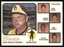 1973 Topps Bob Skinner Dave Garcia Don Zimmer #12