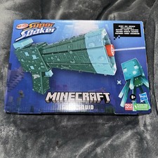 NERF Super Soaker Minecraft Glow Squid Water Blaster Gun - NEW