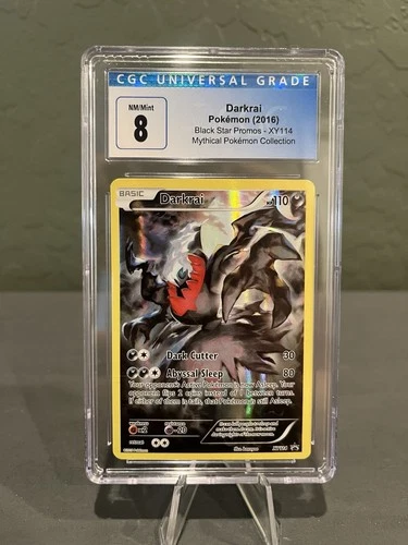 Pokémon Darkrai TCG XY114 Black Star Holo Promo Full Art Card Cgc 8