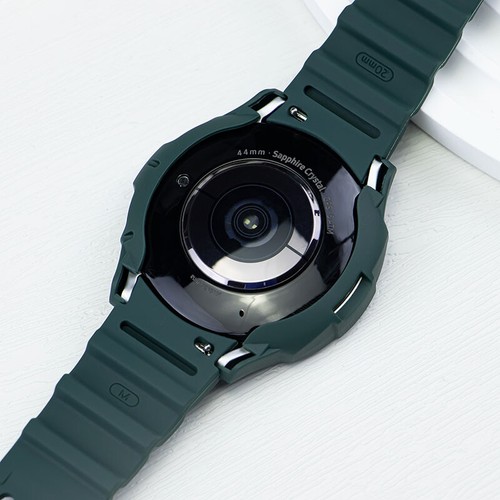 43/47mm TPU Bumper Bezel Case Cover mit Band Strap für Samsung Watch6 Classic - Bild 8 von 15