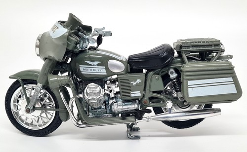 Polistil 1/15 Moto Guzzi V7 Polizia MS.108 Modellino Moto d'epoca pressofuso - Foto 8 di 12