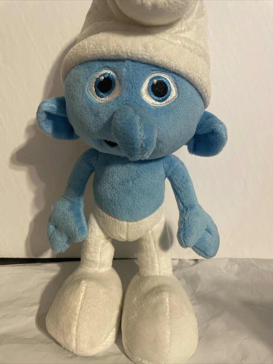 The Smurfs Clumsy Smurf Plush Stuffed Animal Toy Blue Doll Smurf