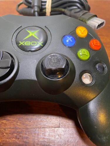 Original Xbox OEM S Type Schwarz Controller SIEHE BILDER - Bild 2 von 4