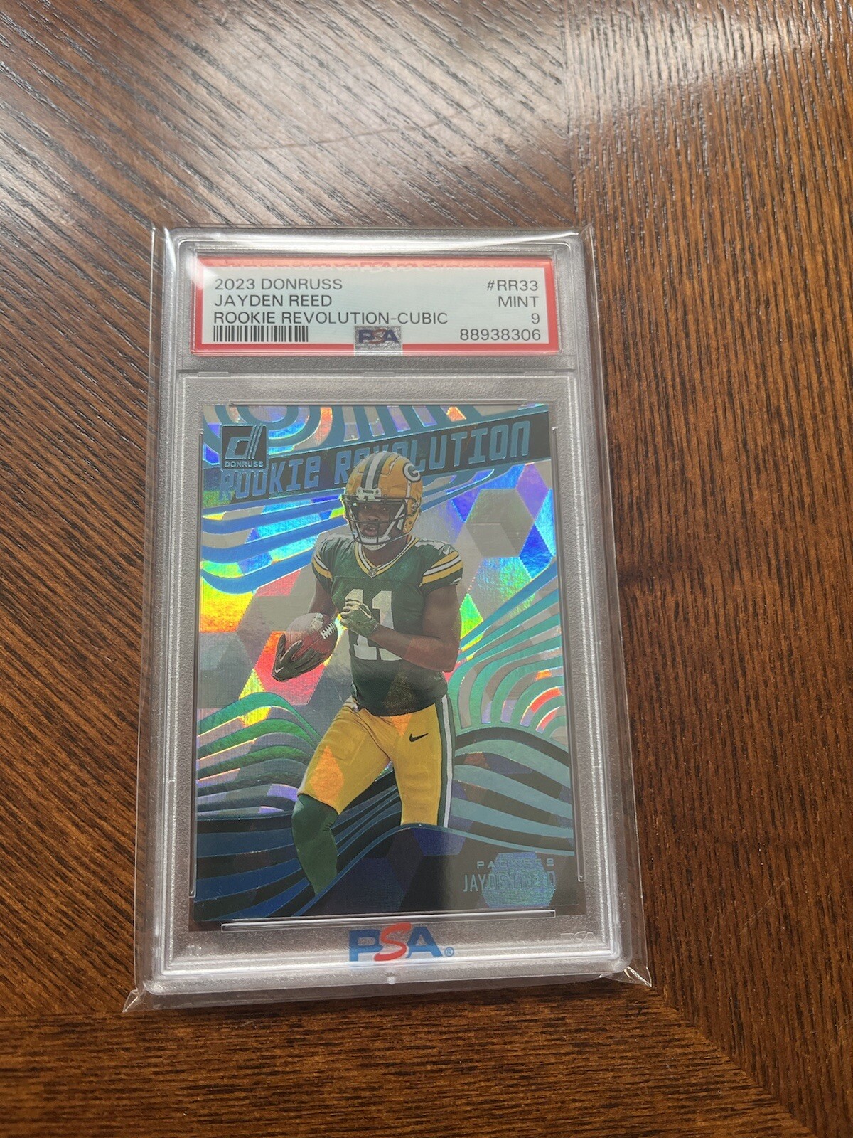 2023 Donruss Jayden Reed Rookie Revolution Cubic /50