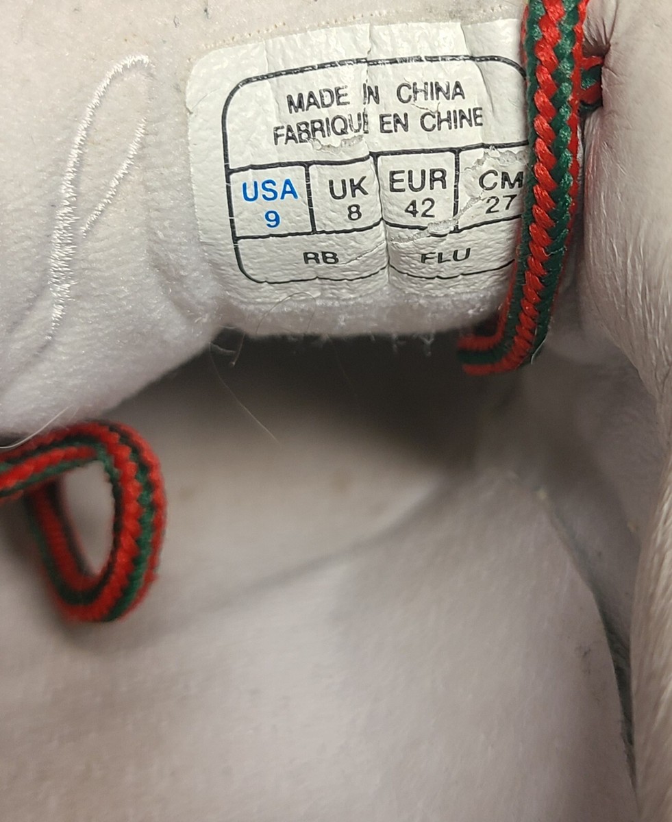 Rare Vintage Jay Z Sean Carter Shoes Green/White Leather 40/40