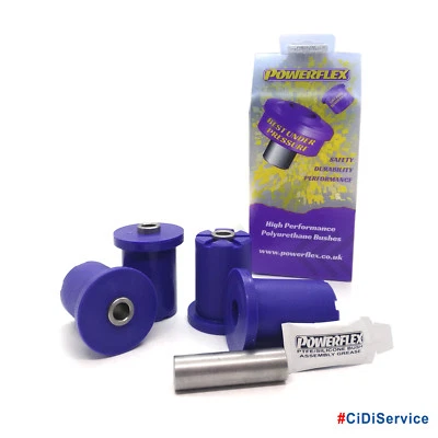 Kit 4 Silent Block Powerflex Supporti Bracci Posteriori Fiat Panda (169) 4X4