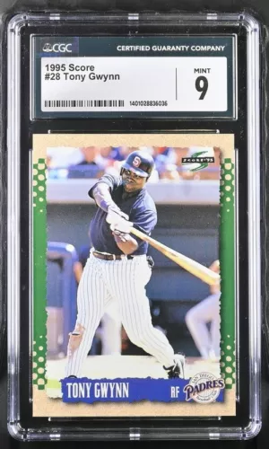 Tony Gwynn 1995 Score CGC 9 Baseball Card # 28