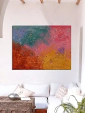 Mark Little original XL￼ Painting 60”x48” Extra Large,Abstract,Action,Modern
