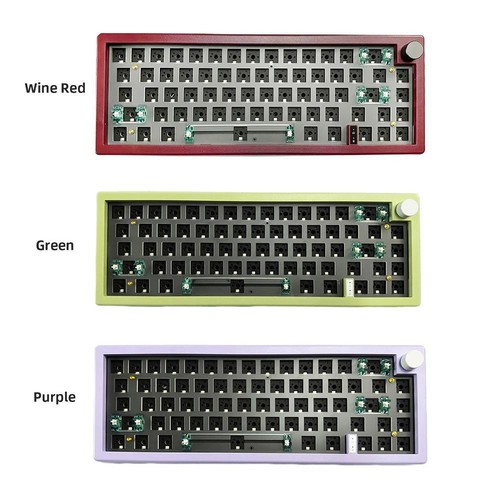GMK67 Gaming-Tastatur, praktisches RGB-Hintergrundbeleuchtung, Spielzubehör (Wei - Afbeelding 6 van 10