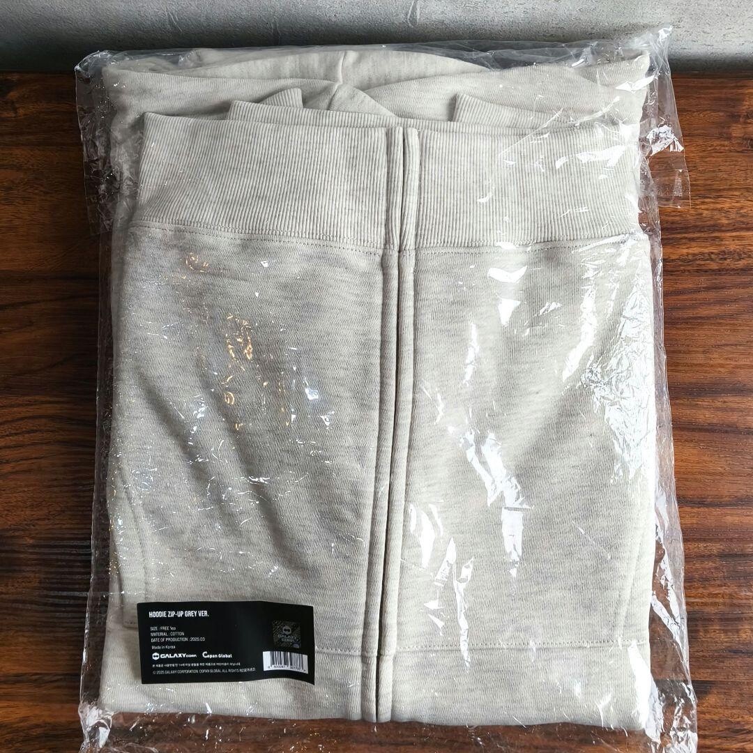 BIGBANG G-DRAGON Ubermensch Official HOODIE ZIP-UP OATMEAL