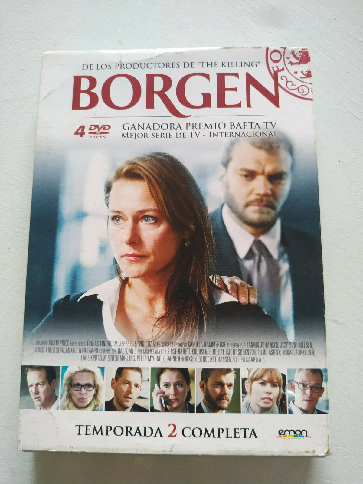 Borgen Second Season 2 Complete - 4 X DVD Spanish Danish English Region 2 - 3T