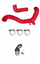 Evolution Powersports Maverick X3 BOV Blow Off Valve Red Silicon Charge Tube