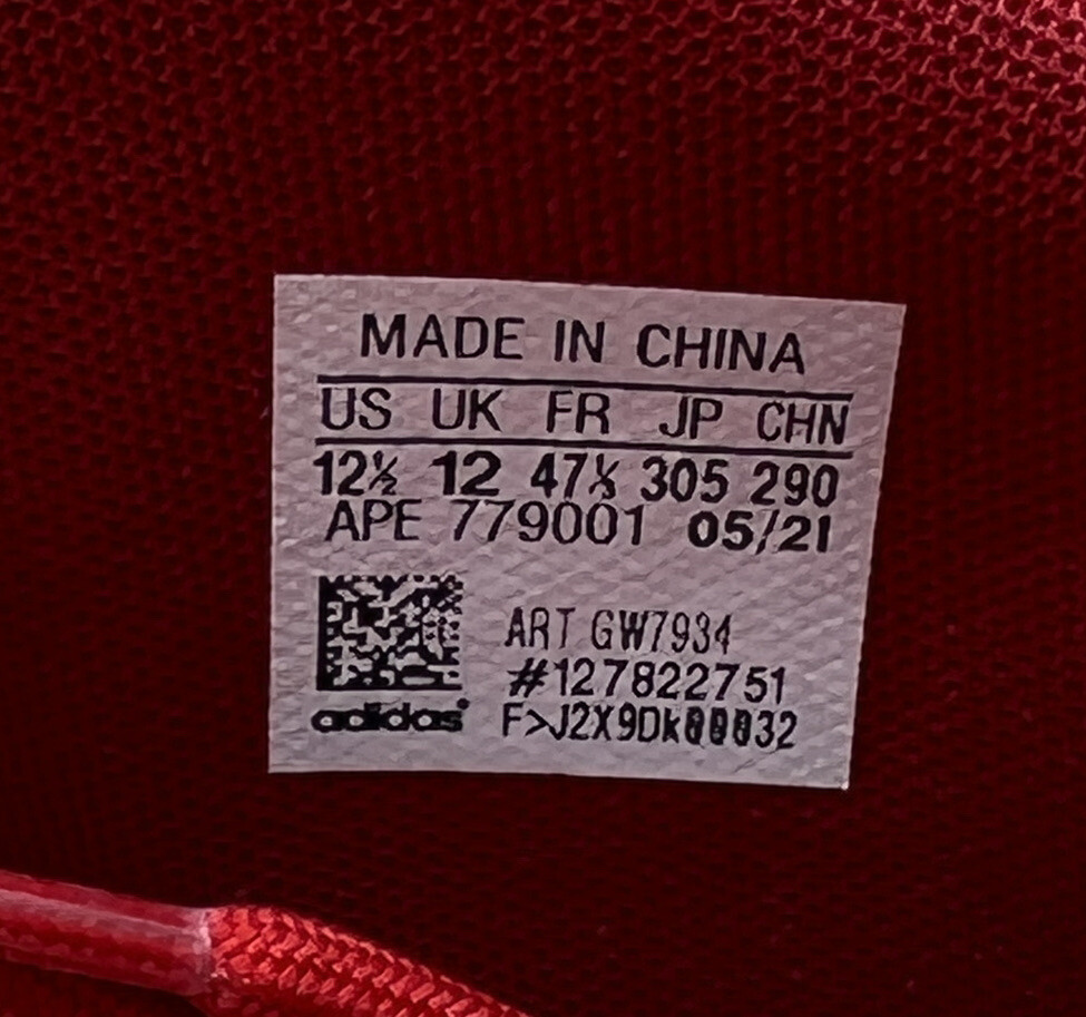 Adidas Exhibit A SM Red Sample Mid Basketball Shoes GW7934  display picture 3