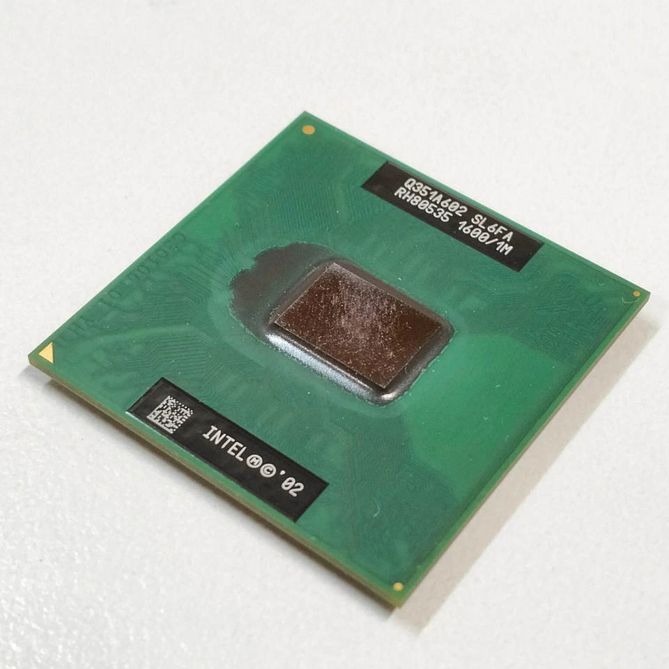 Intel Pentium M CPU 1.6 GHZ 1MB L2 24.5W 1-Core Processor Socket 478 SL6FA - Image 2 of 4
