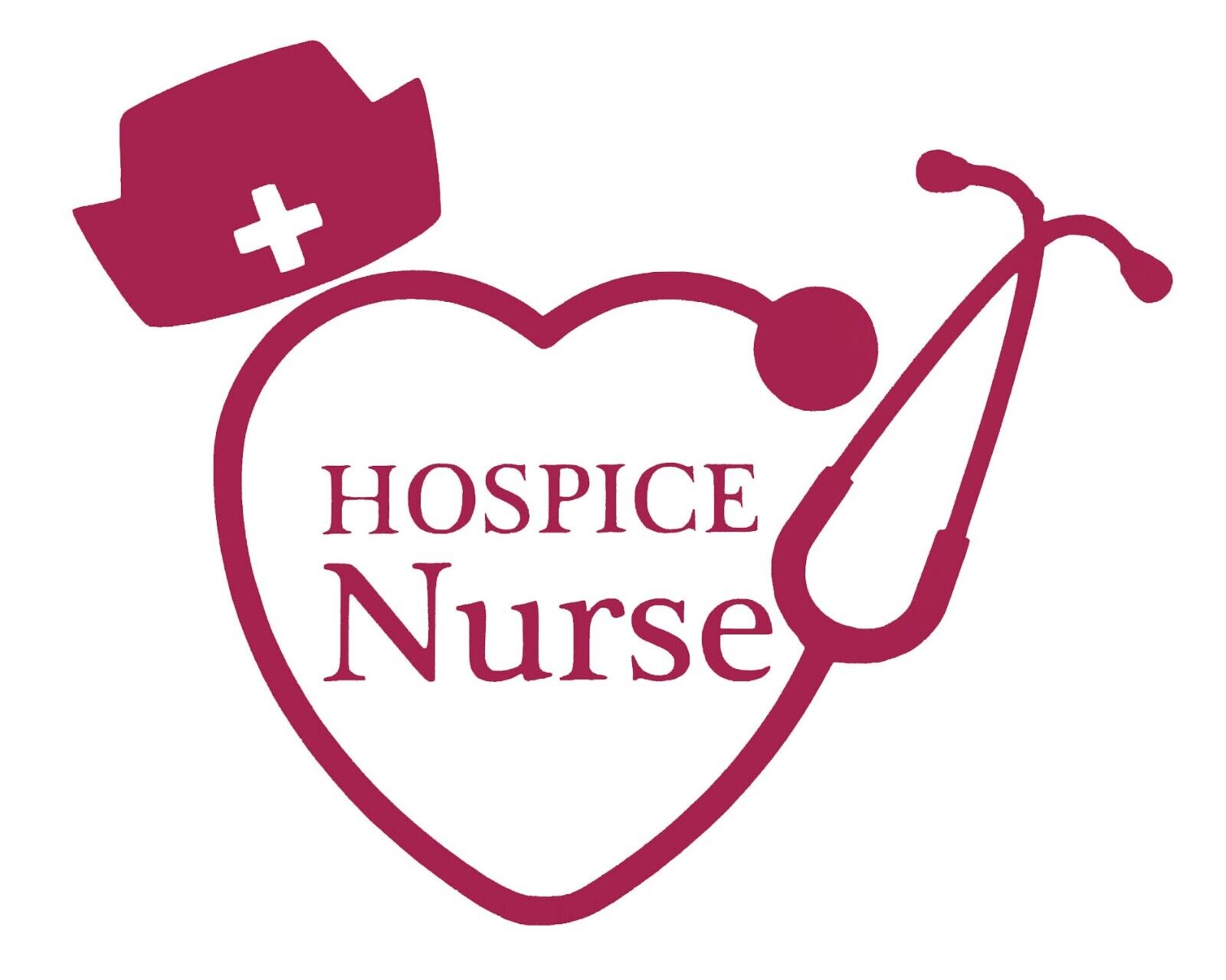  I Work in Heavens Waiting Room. I'm A Hospice Nurse. 8-1/2 x  3-3/4 - Vinyl Die Cut Decal/Bumper Sticker for Windows, Cars, Trucks,  Laptops, Etc. : Sports & Outdoors