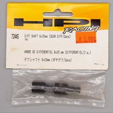 RC HPI R40 6 x 25 mm Diff Shaft Outdrives Steel Black (2) 72445