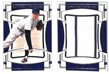 2022 Panini National Treasures Bob Turley /49 jersey patch booklet card Yankees