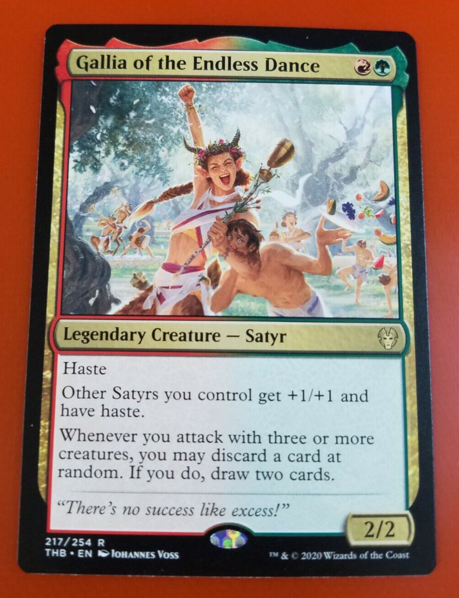 1x Gallia of the Endless Dance | Theros Beyond Death | MTG Magic
