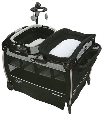 Graco Baby Pack N Play Nearby Napper Crib Bassinet Playard Sleep