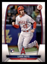 2023  Bowman  #46 Livan Soto Los Angeles Angels RC