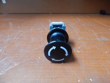 ABB Industrial PushButton Twist Release Black W/ MCB-10 Contact Block