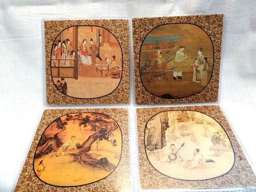 Sottobicchieri Palazzo Nazionale Opera d'Arte Set di 10 Sacchetti Abbinati Scenici Asiatici 4,25" mq - Foto 3 di 10