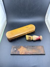 ANTIQUE SHOE BRUSH HORSEHAIR ALAMO BRUSHES  SHOE APPLIANCE  