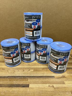 Total Of 10 Intex PureSpa Type S1 Replacement Filter Cartridges 29001E OEM
