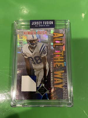 2021 Jersey Fusion Marvin Harrison Game Used Patch HOFER