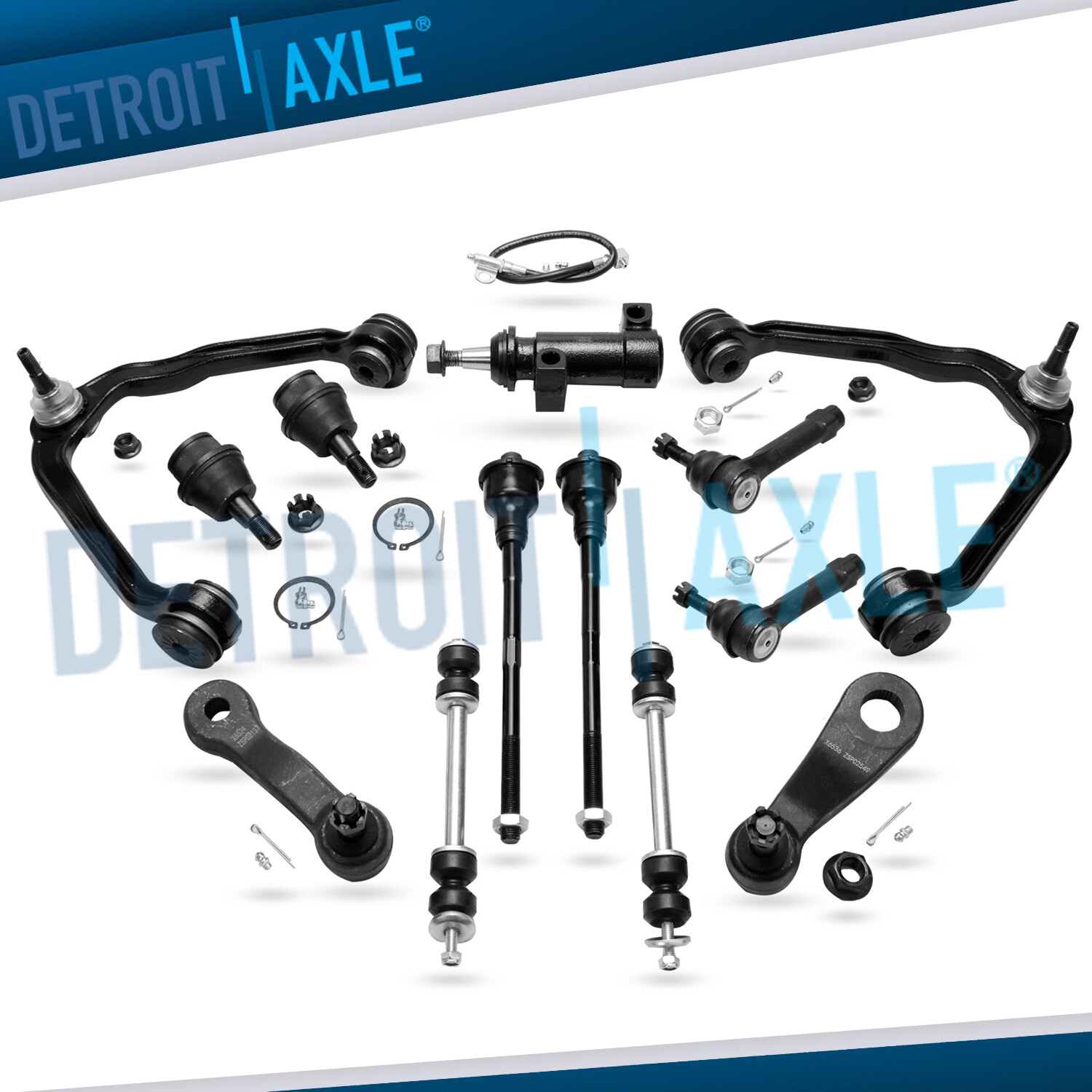 13pc Front Upper Control Arms Sway Bars For Chevrolet Tahoe GMC - Foto 8