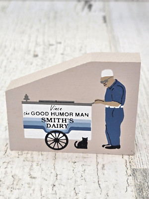 Cat's Meow Village Vince The Good Humor Man Smith's Dairy Ice Cream 1994