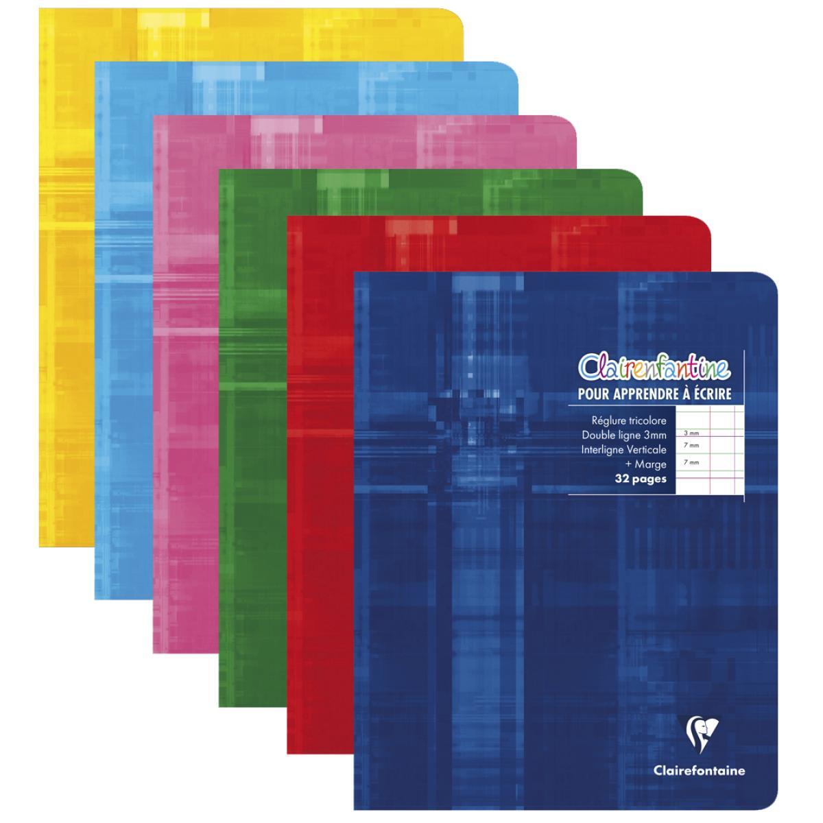 Cahier Piqûre, 170 X 220 Mm, 32 Pages Clairefontaine 3999c