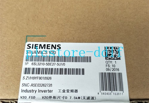 1 Pezzo Convertitore Di Frequenza Siemens 6sl3210-5bb21-5uv0 6sl3 210-5bb21-5uv0 Nuovo - Foto 2