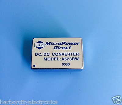 A523RW MICRO POWER DIRECT 5W SINGLE & DUAL OUTPUT DC/DC CONVERTER