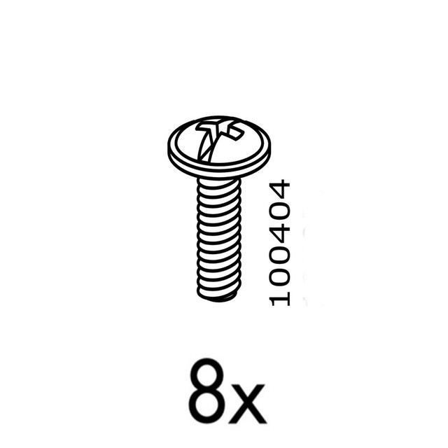8 IKEA Screws Part 100404 for sale online eBay