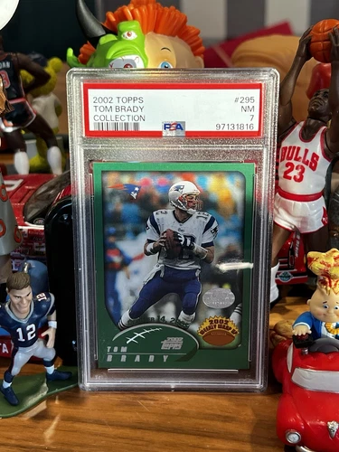 Tom Brady 2002 Topps Weekly WrapUp Coll #295 Patriots PSA 7 NM READ🏈