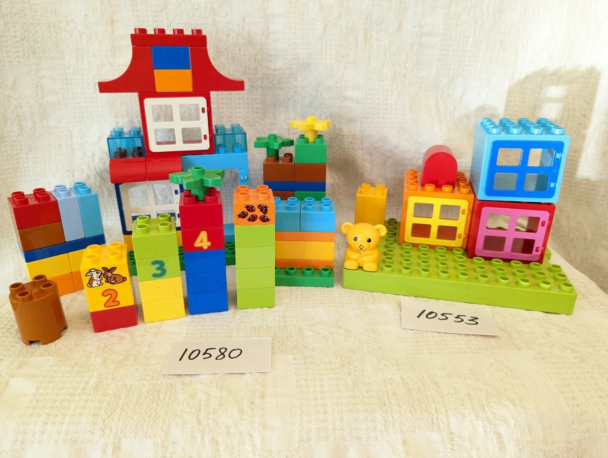 LEGO DUPLO 10553 TODDLER BUILD and PLAY CUBES 10580 BRICKS OF FUN