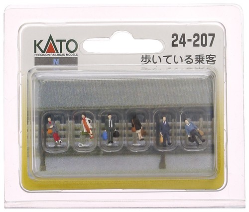 KATO N Gauge Walking Passengers 24-207 Diorama Accessories from Japan