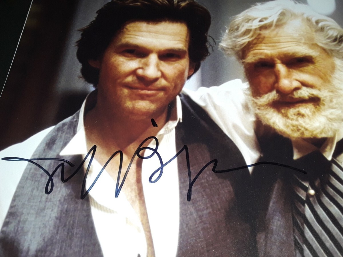 JEFF BRIDGES SIGNED AUTOGRAPHED 8X10 PHOTO BLOWN AWAY JEFF AND DAD